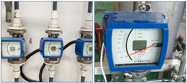 液體轉子流量計現場安裝使用圖